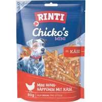 Produktbild von Rinti Chicko's MINI Hundetrockenfleisch Huhn mit Käse für Adult 6x80 g