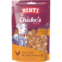 Produktbild von Rinti Chicko's Plus Belohnungssnack Käsewürfel mit Huhn 225 g