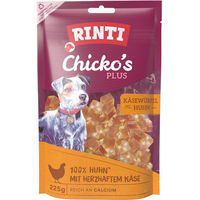 Produktbild von Rinti Chicko's Plus Belohnungssnack Käsewürfel mit Huhn 3x225 g