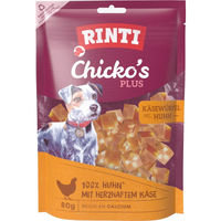 Produktbild von Rinti Chicko's Plus Belohnungssnack Käsewürfel mit Huhn 6x80 g