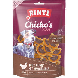Produktbild von Rinti Chicko's Plus Hundetrockenfleisch Huhn Monoprotein 6x80 g
