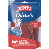 Produktbild von Rinti Chicko's Rind Trockenfleisch ohne Zucker 6x60 g