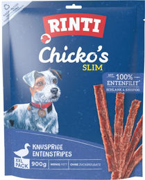 Rinti Chicko Slim Knusprige Entenstripes Hundesnack Ente Monoprotein Adult 900 g - 4 x 225 g – Bild 1 von 5