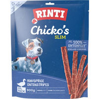 Produktbild von Rinti Chicko Slim Knusprige Entenstripes Hundesnack Ente Monoprotein Adult 900 g - 4 x 225 g