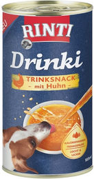 Produktbild von Rinti Drinki Light Belohnungssnack Huhn für Hunde 24x185ml
