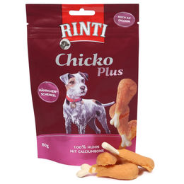 Produktbild von Rinti Extra Chicko Plus Belohnungssnack Hähnchenschenkel mit Calcium für Hunde 6x80g