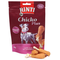 Produktbild von Rinti Extra Chicko Plus Belohnungssnack Hähnchenschenkel mit Calcium für Hunde 6x80g