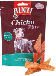 Rinti Extra Chicko Plus Knoblauch-Ecken Kausnack mit Huhn für Hunde 6x80g – Bild 1 von 1