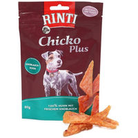 Produktbild von Rinti Extra Chicko Plus Knoblauch-Ecken Kausnack mit Huhn für Hunde 6x80g