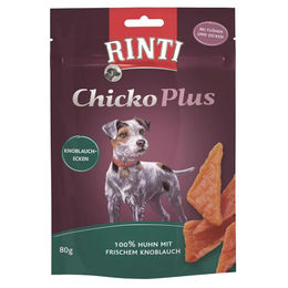 Rinti Extra Chicko Plus Knoblauchecken Hundesnack mit Huhn 80 g - 12 x 80 g – Bild 1 von 7