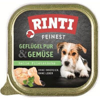 Produktbild von Rinti Feinest Adult Hundefutter Geflügel pur und Gemüse getreidefrei 44x150 g - 44 x 150 g