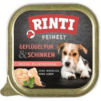 Produktbild von Rinti Feinest Adult Hundefutter Geflügel und Schinken getreidefrei 44x150 g - 44 x 150 g