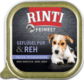 Rinti Feinest Hundefutter Geflügel und Reh Adult Getreidefrei 11 x 150 g - 11 x 150 g – Bild 1 von 5