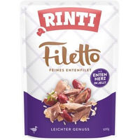 Produktbild von Rinti Filetto Ente und Entenherzen Schonkost Hund 24x100 g