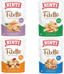 Rinti Filetto Hund Nassfutter Stückchen in Gelee Mix Adult 32 x 100 g - 16 x 100 g – Bild 1 von 3