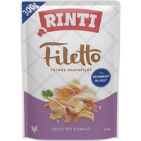 Produktbild von Rinti Filetto Leichter Genuss Hundehundefutter Huhn und Ente 6 x 300 g