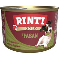 Produktbild von Rinti Gold Adult Hundefutter Fasan Stückchen in Sauce ohne Farb- und Aromastoffe 12x185 g - 12 x 185 g
