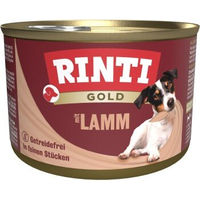 Produktbild von Rinti Gold Hundefutter Adult Lamm Stückchen in Sauce ohne Farb- und Aromastoffe 24x185 g - 24 x 185 g