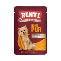 Produktbild von Rinti Gold Hundefutter Huhn Pur mit hohem Fleischanteil 10x100g