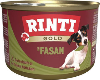 Rinti Gold Hundenahrung Fasan Stückchen in Sauce 12 x 185 g - 12 x 185 g – Bild 1 von 6