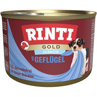 Produktbild von Rinti Gold Junior Hundefutter Geflügel 12x185g