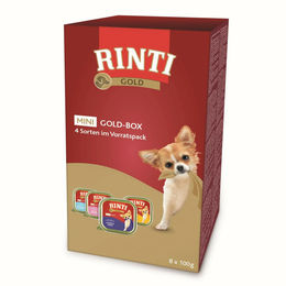 Rinti Gold Mini Hundefutter Huhn und Gans in der Dose 4x8x100g - 8 x 100 g – Bild 1 von 2