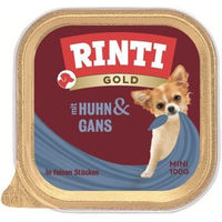 Produktbild von Rinti Gold Mini Hundefutter Huhn und Gans mit hohem Fleischanteil 16x100 g - 16 x 100 g