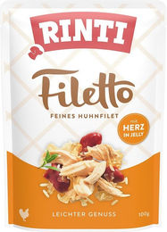 Produktbild von Rinti Hundefutter Huhn und Hühnchen in Gelee 24x100g