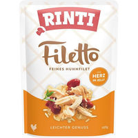 Produktbild von Rinti Hundefutter Huhn und Hühnchen in Gelee 24x100g