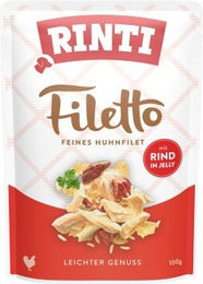 Produktbild von Rinti Hundeschonkost Filets Huhn und Rind 24x100 g - 24 x 100 g