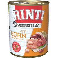 Produktbild von Rinti Kennerfleisch Huhn Hundefutter Adult Getreidefrei mit hohem Fleischanteil 400 g - 24 x 400 g