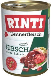 Rinti Kennerfleisch Hund Adult Hirsch mit hohem Fleischanteil 12x400g – Bild 1 von 2