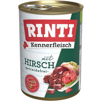 Produktbild von Rinti Kennerfleisch Hund Adult Hirsch mit hohem Fleischanteil 12x400g