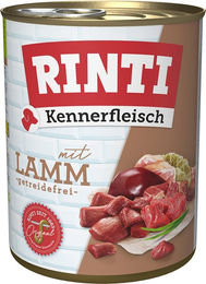 Produktbild von Rinti Kennerfleisch Hund Adult Lamm Getreidefrei mit hohem Fleischanteil 12 x 800 g - 12 x 800 g