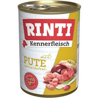 Produktbild von Rinti Kennerfleisch Hund Adult Pute mit hohem Fleischanteil 12x400g