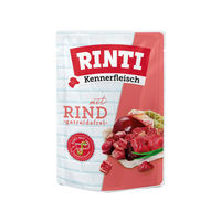 Produktbild von Rinti Kennerfleisch Hund Adult Rind Pouch ohne Farb- und Aromastoffe 10x400g