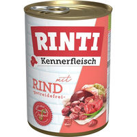 Produktbild von Rinti Kennerfleisch Hund Adult Rind Stückchen in Sauce ohne Farb- und Aromastoffe 24x400g