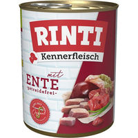 Produktbild von Rinti Kennerfleisch Hund Ente mit hohem Fleischanteil 12x800g