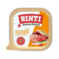 Produktbild von Rinti Kennerfleisch Hund Huhn und Rind 18x300g
