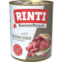 Produktbild von Rinti Kennerfleisch Hund Kaninchen Getreidefrei Ohne Konservierungsstoffe 12x800 g