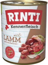 Produktbild von Rinti Kennerfleisch Hund Lamm für alle Altersstufen 24x800g