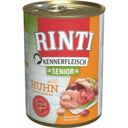 Produktbild von Rinti Kennerfleisch Hund Senior Huhn getreidefrei mit hohem Fleischanteil 400 g - 24 x 400 g