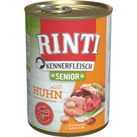 Produktbild von Rinti Kennerfleisch Hund Senior Huhn getreidefrei mit hohem Fleischanteil 400 g - 24 x 400 g