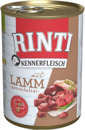 Rinti Kennerfleisch Hundefutter Lamm Adult Getreidefrei mit hohem Fleischanteil 400 g - 24 x 400 g – Bild 1 von 9