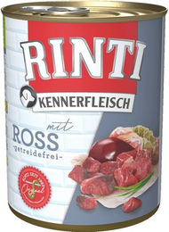 Rinti Kennerfleisch Hundefutter Pferd Adult Getreidefrei mit hohem Fleischanteil 12 x 800 g - 12 x 800 g – Bild 1 von 9