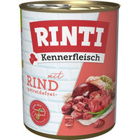 Produktbild von Rinti Kennerfleisch Hundefutter Rind Stückchen in Sauce getreidefrei mit hohem Fleischanteil 24 x 800g - 24 x 800 g