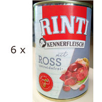 Produktbild von Rinti Kennerfleisch Hundefutter Ross Adult Getreidefrei mit hohem Fleischanteil 24 x 400 g - 24 x 400 g