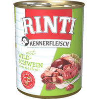 Produktbild von Rinti Kennerfleisch Hundefutter Wildschwein Adult Getreidefrei 800 g - 12 x 800 g