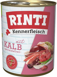 Produktbild von Rinti Kennerfleisch Kalb Hund Adult mit hohem Fleischanteil 24x800g