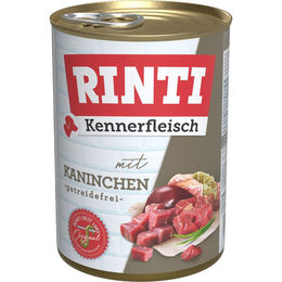 Produktbild von Rinti Kennerfleisch Kaninchen Getreidefrei Ohne Konservierungsstoffe 12x400 g
